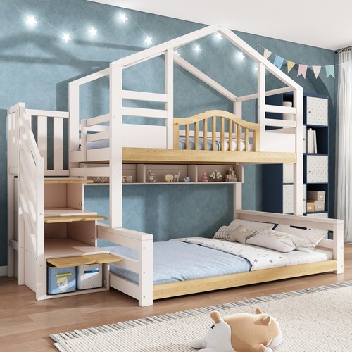 Triple bunk bed three sleeper - triple, bed,