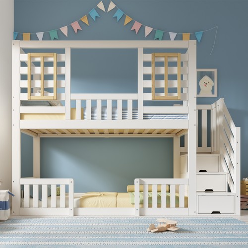 Double bunk bed for - double, 3ft