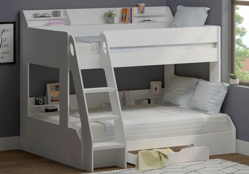 White small double bunk - small,
