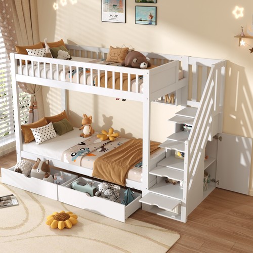 Kids bunk bed with - with, storage