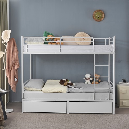 Metal bunk bed frame single - metal,