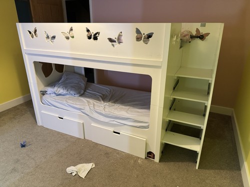 Bunk beds with - bunk, stair