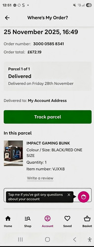 Impact gaming bunk bed - gaming,