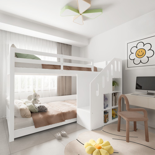 Children bunk bed with - bunk,