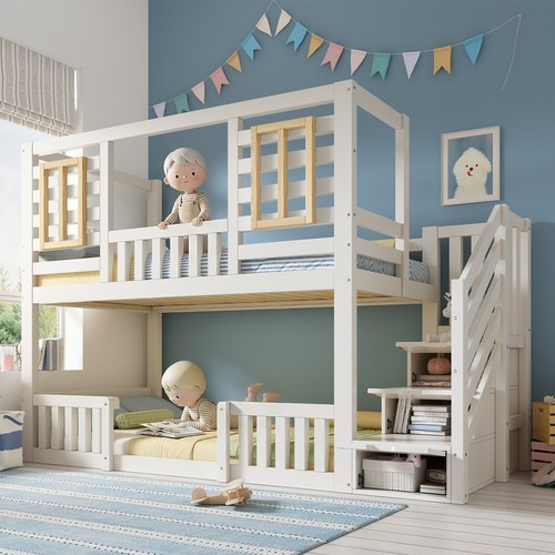 Bunk bed 3ft single - kids, house