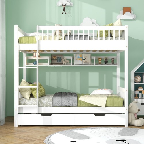 Kids bunk bed solid - bed.,