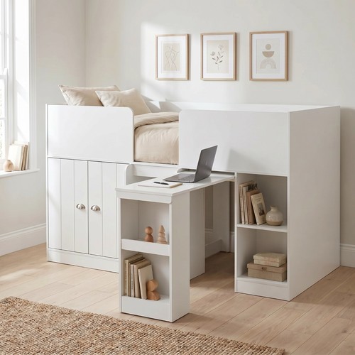 Orlando study bunk cabin bed - study,