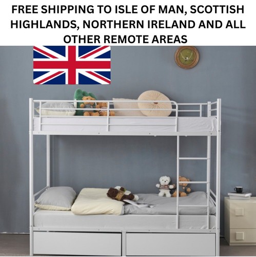 Twin bunk bed frame 3ft - frame, single