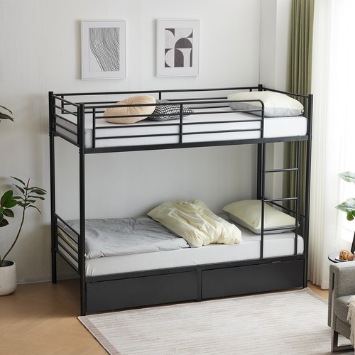 Twin bunk bed - bunk, frame