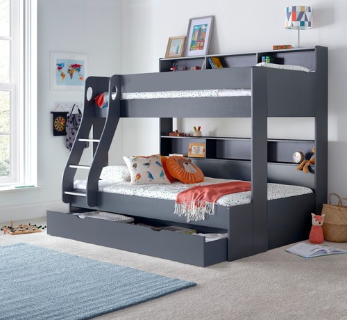 Oliver onyx grey - grey, triple