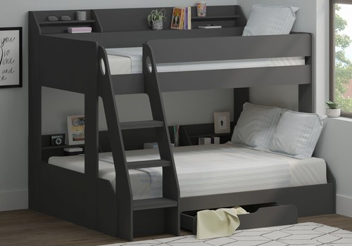 Marion grey triple bunk bed - triple,